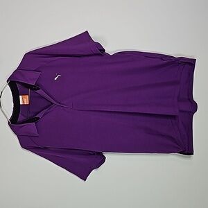 Puma medium purple short sleeve polo